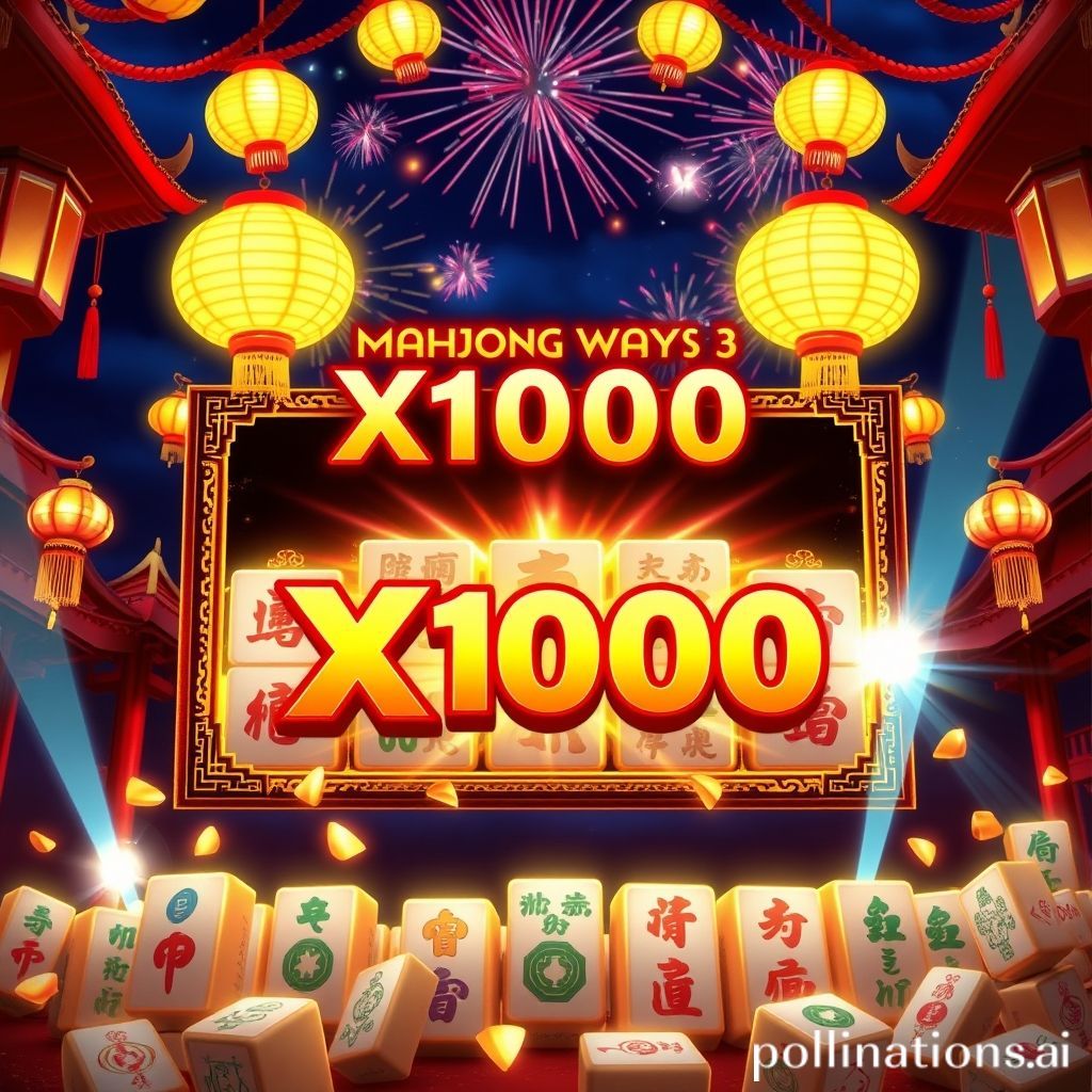 Mahjong Ways 3 X1000: Cara Memenangkan Jackpot Besar